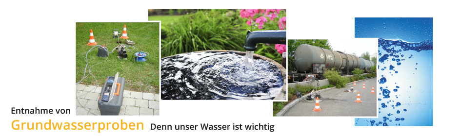 Entnahme von Grundwasserproben
